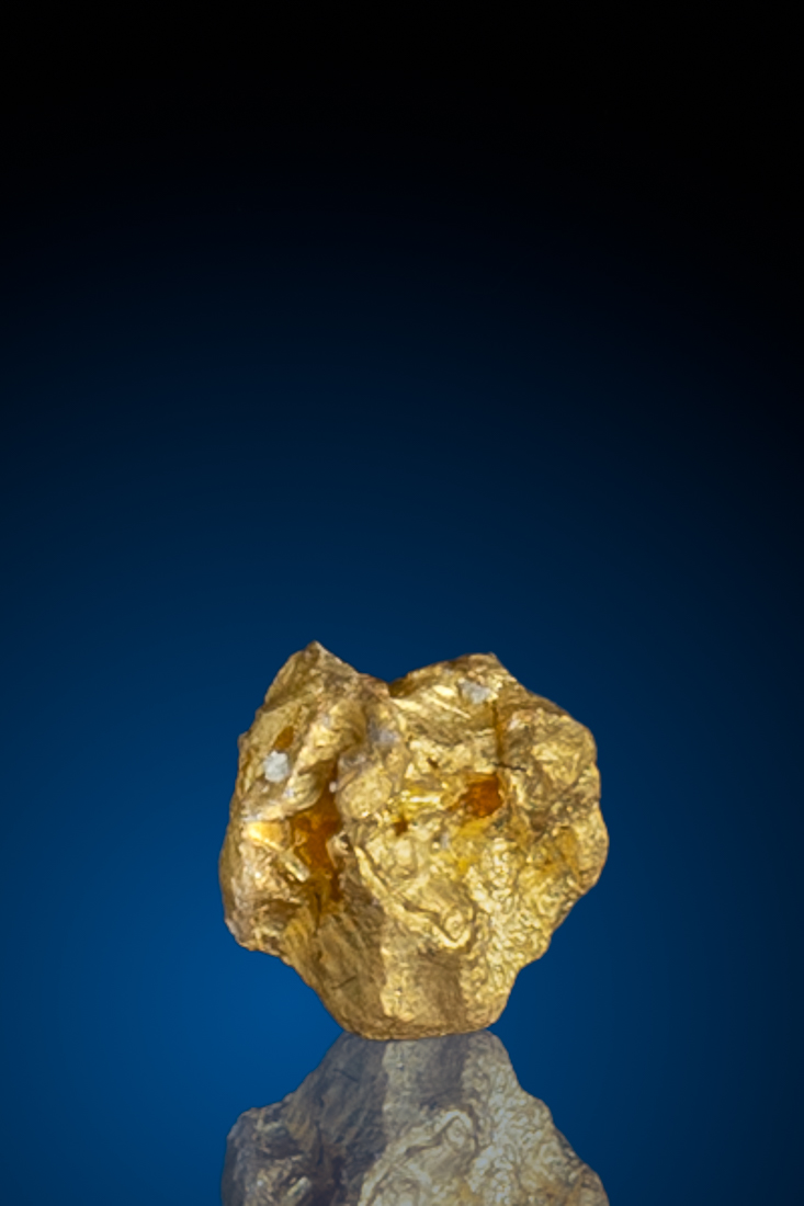 (image for) Chunky Crystallized Gold from the Round Mountain Gold Mine, NV - 0.65 grams